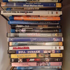 10 DVDs/BluRays or Either Blu-Rays Blue Ray DVDs Movies Flicks Films TV